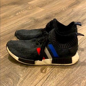 Adidas NMD R1 Tri Color Stripes Black